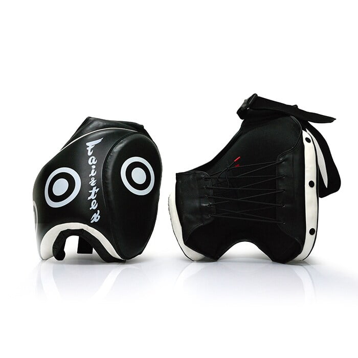 Fairtex TP3, Low Kick Pads, Thigh Pads, Black, Pair