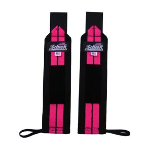 Butik 3 12 Inch Heavy Duty Wrist Wraps, Pink