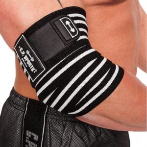 Butik 2 Elbow Wraps Pro, Black/White