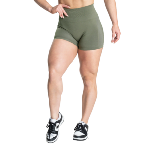 Butik 6 Scrunch Shorts, Washed Green