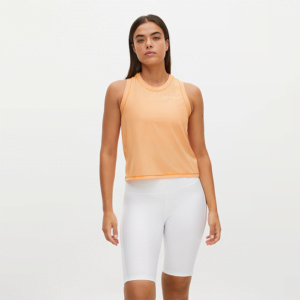Rib Cropped Singlet, Jurassic Gold