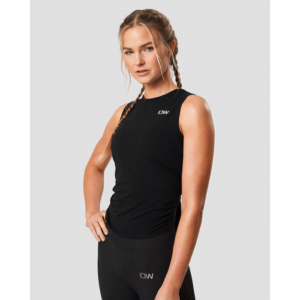 Butik 1 Empowering Open Back Tank, Black