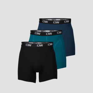Butik 1 Boxer 3-Pack, Black/Teal