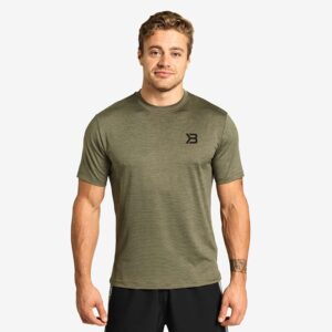 Butik 4 Essex Stripe Tee, Wash Green Melange