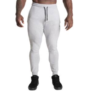 Butik 16 Tapered Joggers V2, Light Grey Melange