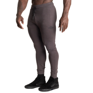 Butik 13 Tapered Joggers V2, Dark Grey Melange