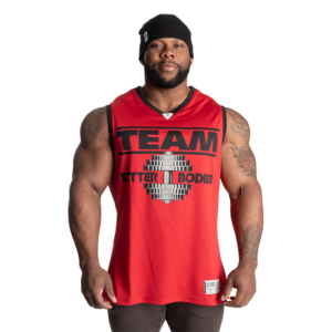 Butik 11 Iron Mesh Tank, Chili Red
