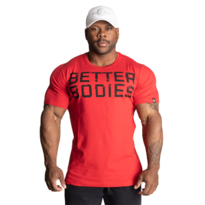Basic Tapered Tee, Chili Red