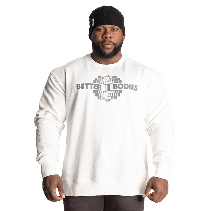 Union Crewneck, Off White 1 Union Crewneck, Off White