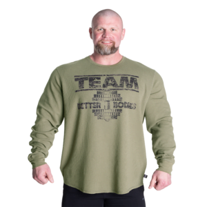 Butik 2 Thermal Team Sweater, Washed Green