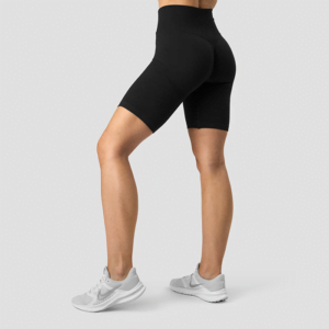Scrunch Seamless Biker Shorts, Black