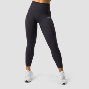 Butik 6 Ribbed Define Seamless Tights, Dark Graphite