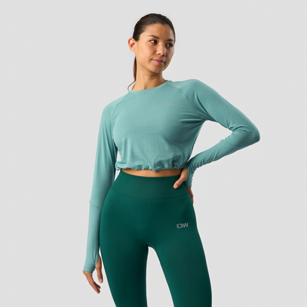 13110 278R ICANIWILL Define Cropped Adjustable Long Sleeve Mineral Green 01 0922