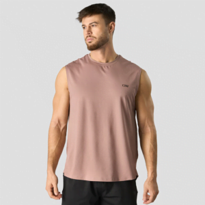Stride Sleeveless T-shirt, Light Mauve