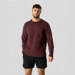 Butik 7 Stride Sweatshirt, Burgundy