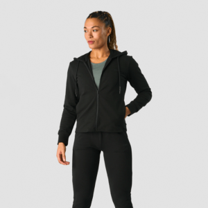 Butik 7 Stride Zipper Hoodie, Black