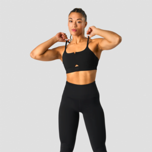 Stride Strappy Sportsbra, Black
