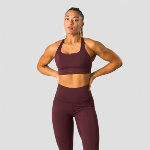 Stride Sports Bra, Burgundy
