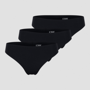 Butik 11 Soft Thong 3-pack, Black