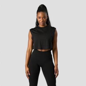 Butik 1 Rush Cropped Tank Top, Black