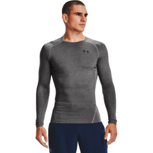 Butik 9 UA HG Armour Comp LS, Carbon Heather