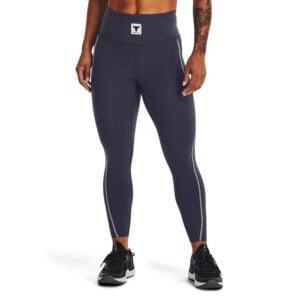 Butik 12 UA Project Rock Meridian Legging, Tempered Steel/Summit White