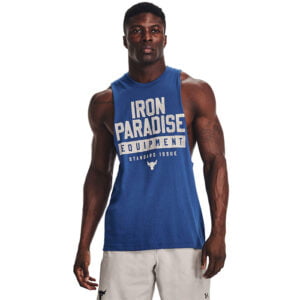 Newark Pants, Black 2 UA Project Rock Iron Muscle Tank Blue Mirage