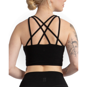 Butik 10 Studio Sports Bra, Matte Black