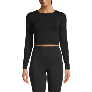 Butik 4 Crop Long Sleeve, Black