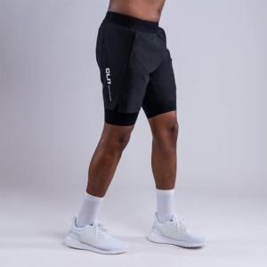 Butik 11 CLN Rep 2 in 1 Shorts, Black
