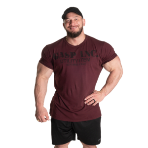 Basic Utility Tee, Maroon