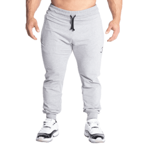 GASP Tapered Joggers, Light Grey Melange