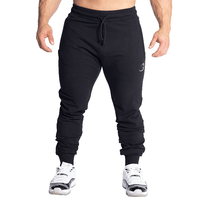 GASP Tapered Joggers, Black 1 GASP Tapered Joggers, Black