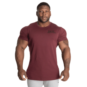 89 Classic Tapered Tee, Maroon