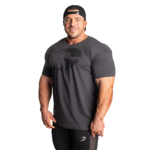 Butik 2 Cadet Tee, Dark Grey Melange