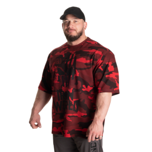 Thermal Skull Tee, Red Camo