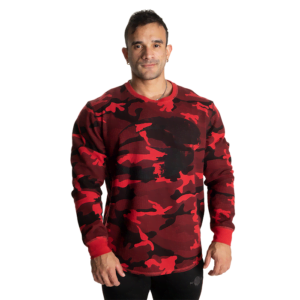 Thermal Logo Sweater, Red Camo