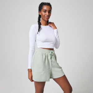 Butik 2 Natural Dye Terry Sweat Short, Light Pistachio