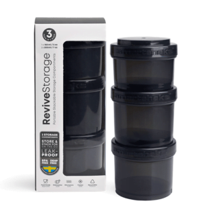 Revive Storage 3 pack Black 1x150 ml 2x200 ml