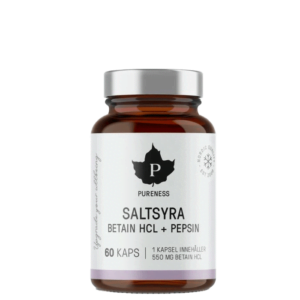 Beteine HCL -saltsyra 60 kapslar