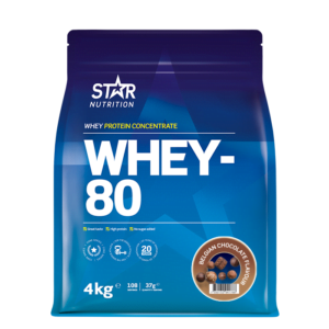 Whey-80 Vassleprotein 4 kg