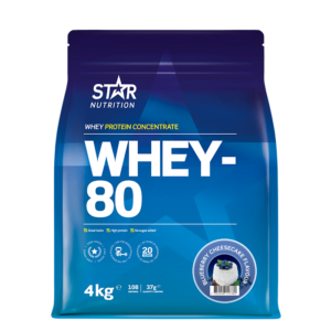 Whey-80 Vassleprotein 4 kg