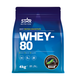 Whey-80 Vassleprotein 4 kg