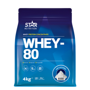 Whey-80 Vassleprotein 4 kg