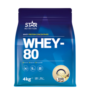 Whey-80 Vassleprotein 4 kg