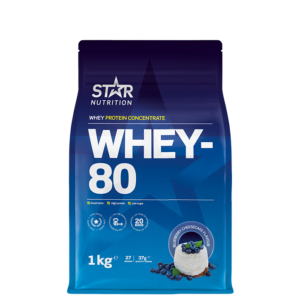 Whey-80 Vassleprotein 1 kg
