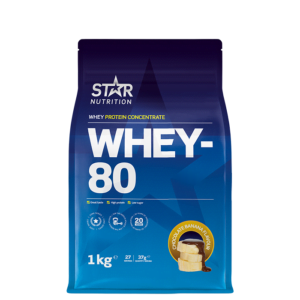Whey-80 Vassleprotein 1 kg