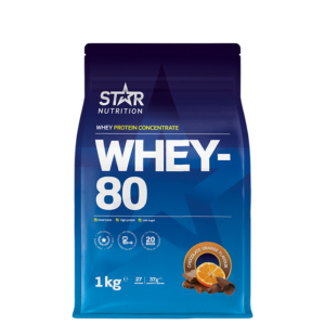 Whey-80 Vassleprotein 1 kg
