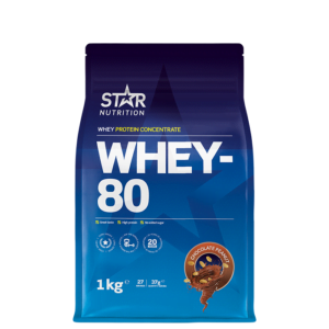 Whey-80 Vassleprotein 1 kg