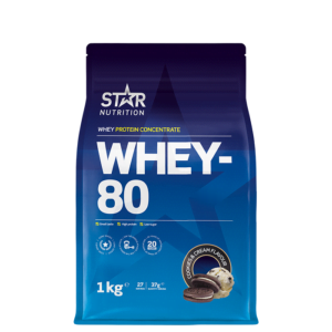 Whey-80 Vassleprotein 1 kg